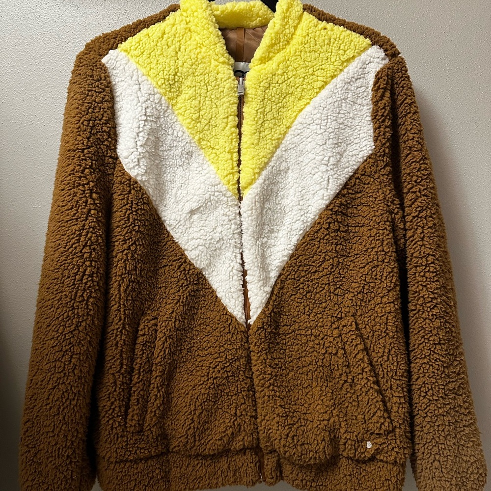 UGG Teddy Bear Zip Up, Size S